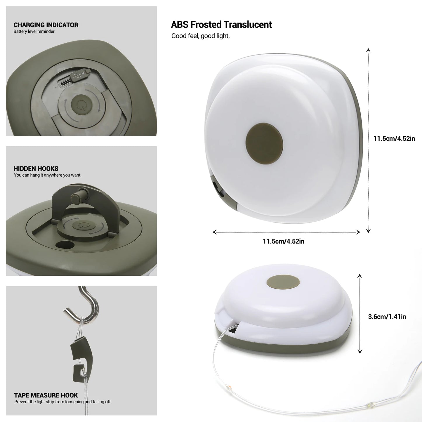 Tira de luces LED recargable